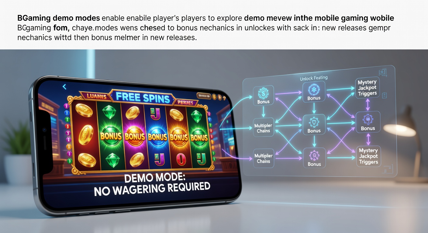 BGaming demo slot screen displaying vibrant mobile interface with bonus wheel activation