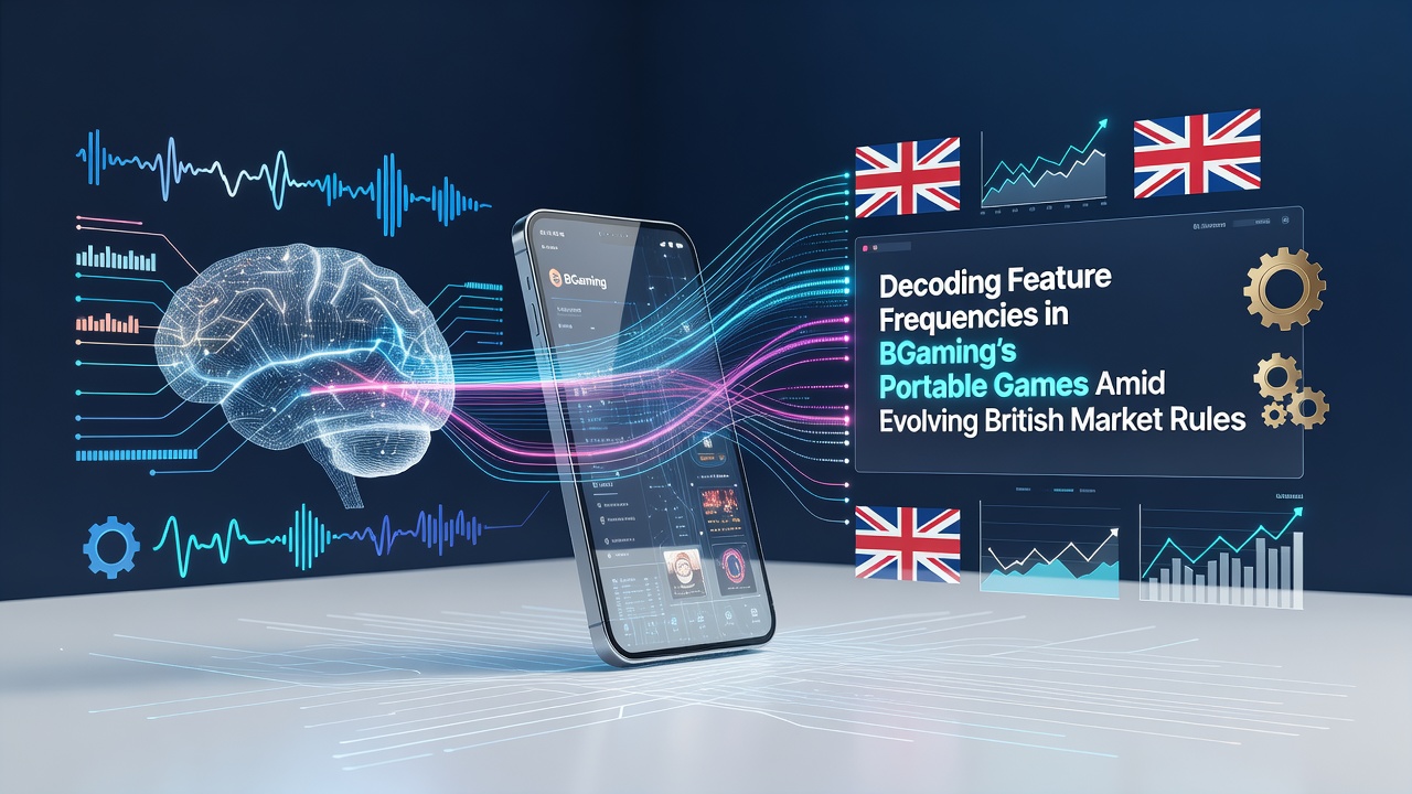 BGaming mobile slot interface showing reel symbols and feature indicators on a portable device