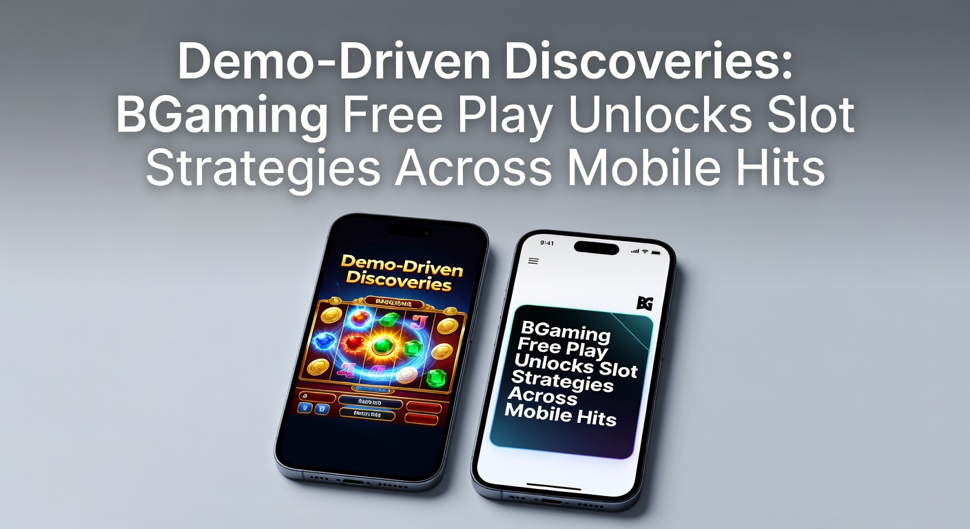 Vibrant screenshot of a BGaming mobile slot demo interface showing spinning reels and strategy overlays on a smartphone screen