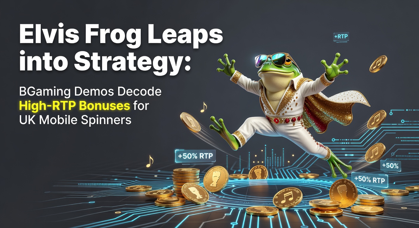 Vibrant screenshot of Elvis Frog slot featuring the frog character mid-leap amid colorful bonuses and high-energy reels on a mobile screen
