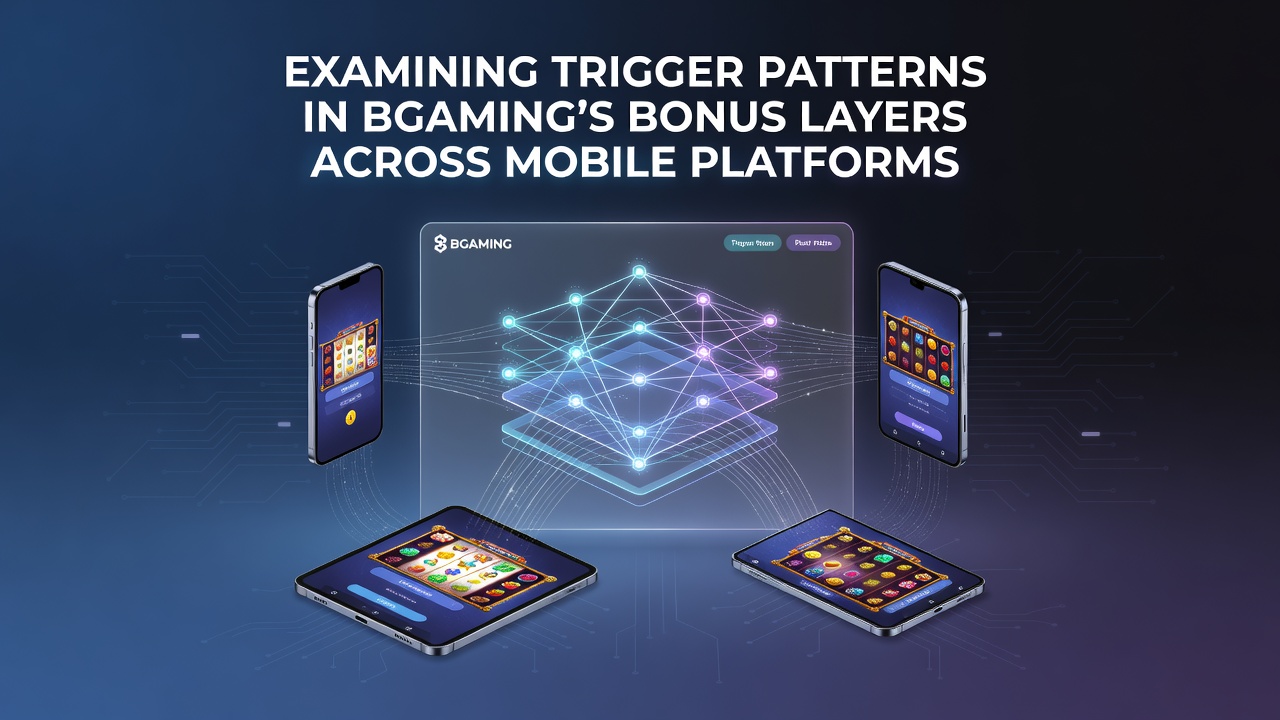 Detailed view of BGaming slot bonus layer interface on a mobile device showing trigger sequences