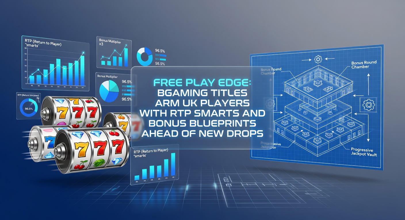 Vibrant screenshot of a BGaming slot in free play mode showing RTP stats and bonus triggers activating on screen