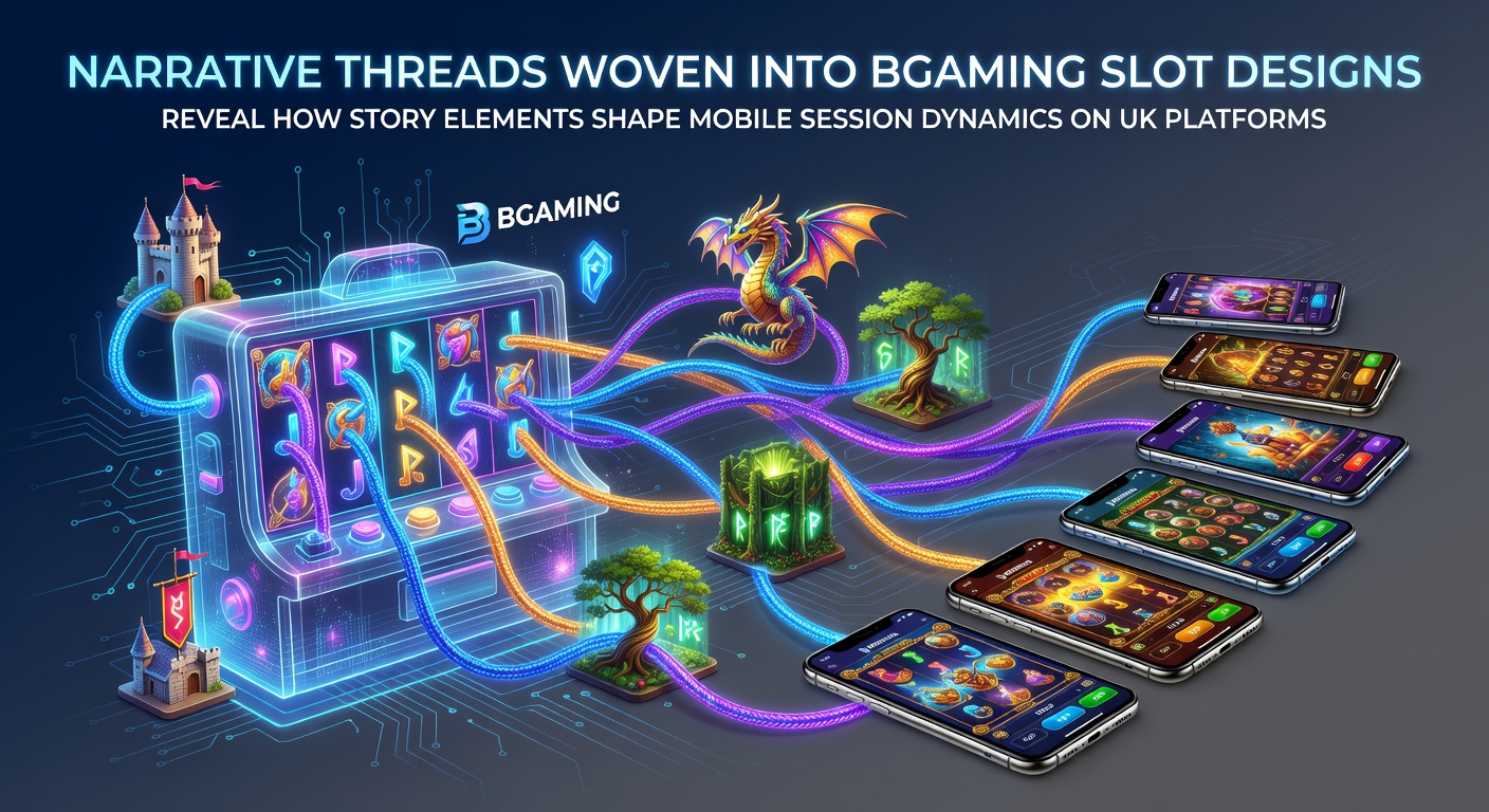 BGaming slot interface showing narrative story progression on mobile device